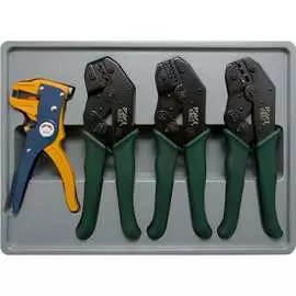 Набор обжимных клещей для зачистки проводов FORCE 5048