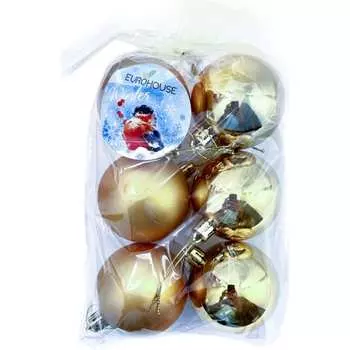 Набор ёлочных шаров EUROHOUSE 13590