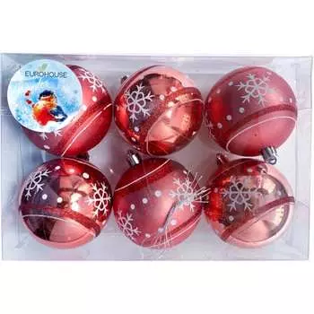 Набор ёлочных шаров EUROHOUSE 13585