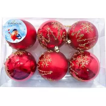 Набор ёлочных шаров EUROHOUSE 13560
