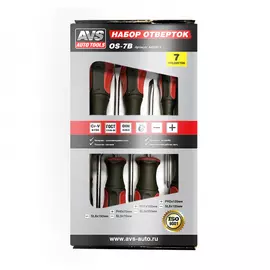 Набор отверток 7 предметов в коробке avs os-7b a40091s