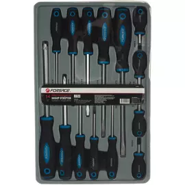 Набор отверток forsage profi s2, магнитные, 14 предметов f-2142