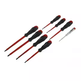 Набор отвёрток диэлектрических tundra тестер, 8 предметов 2679445