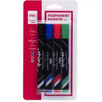Набор перманентных маркеров DELI Think EU10101 412190