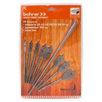 Набор перовых сверл по дереву Bohrer 35201001