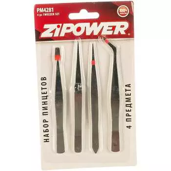 Набор пинцетов Zipower