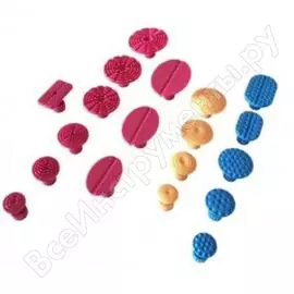 Набор пластиковых адаптеров для беспокрасочного удаления вмятин Rockforce RF-915M1-P