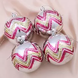 Набор пластиковых шаров Зимнее волшебство