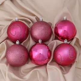 Набор пластиковых шаров Зимнее волшебство