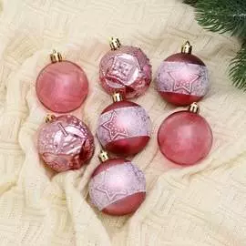 Набор пластиковых шаров Зимнее волшебство