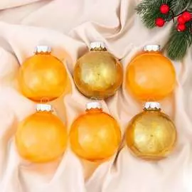 Набор пластиковых шаров Зимнее волшебство