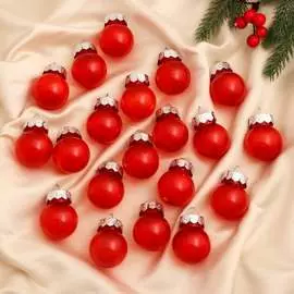 Набор пластиковых шаров Зимнее волшебство