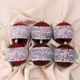 Набор пластиковых шаров Зимнее волшебство