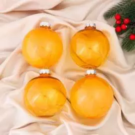 Набор пластиковых шаров Зимнее волшебство