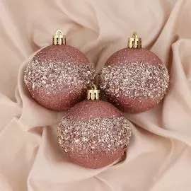 Набор пластиковых шаров Зимнее волшебство