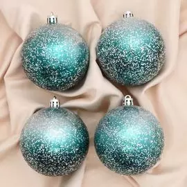 Набор пластиковых шаров Зимнее волшебство