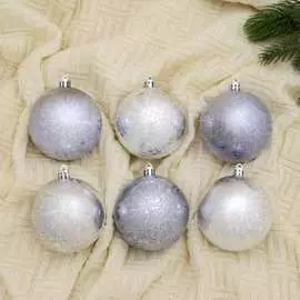 Набор пластиковых шаров Зимнее волшебство