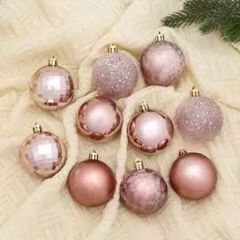 Набор пластиковых шаров Зимнее волшебство