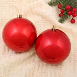 Набор пластиковых шаров Зимнее волшебство