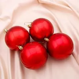 Набор пластиковых шаров Зимнее волшебство