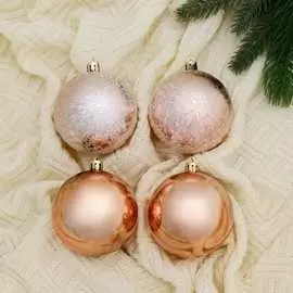 Набор пластиковых шаров Зимнее волшебство