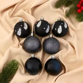 Набор пластиковых шаров Зимнее волшебство