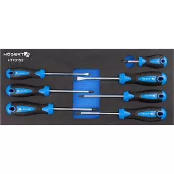 Набор плоских отверток HOEGERT TECHNIK HT7G152