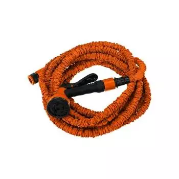 Набор поливочный Четыре сезона растягивающийся шланг 20 м, пистолет 7 режимов, соединитель