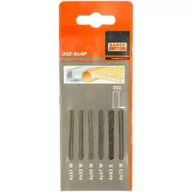 Набор полотен для лобзика Bahco 302-6X4P