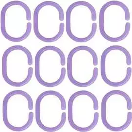 Набор полуколец для шторы в ванной Beroma