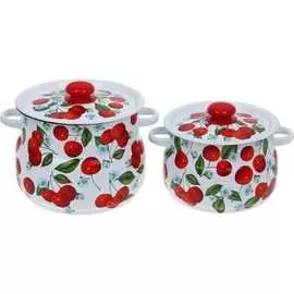 Набор посуды Сибирские товары 10 Сочная вишня ДП9923