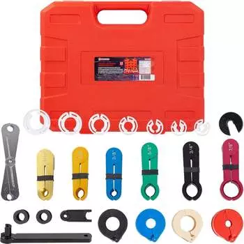 Набор приспособлений для разъединения быстросъемных соединений топливных систем и систем кондиционирования Forcekraft FK-923G3(60262)