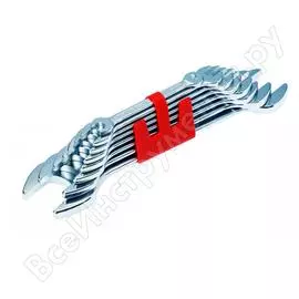 Набор рожковых двусторонних удлиненных ключей IZELTAS 0130002112