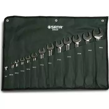 Набор рожковых ключей 13шт sata 09029