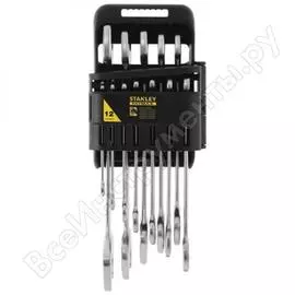 Набор рожковых ключей fatmax 12 шт stanley fmmt82902-0