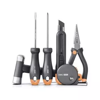 Набор ручного инструмента DELI HOME SERIES GRAY HT0006C 130342