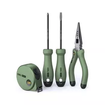 Набор ручного инструмента DELI HOME SERIES GREEN HT0004L 130339
