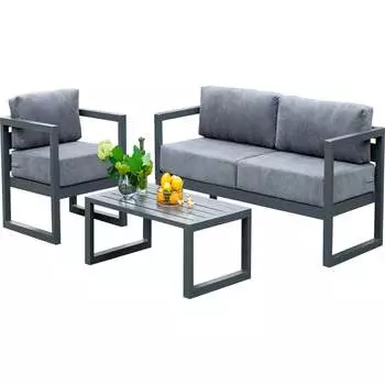 Набор садовой мебели GreenWeen CAPRI S3 GW-AL-CAPRI-G-S3