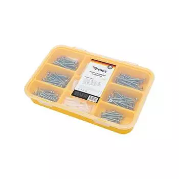 Набор саморезов и дюбелей KRANZ KR-01-3101-01