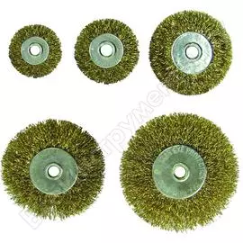 Набор дисковых щеток для дрели Biber 70990 тов-076234