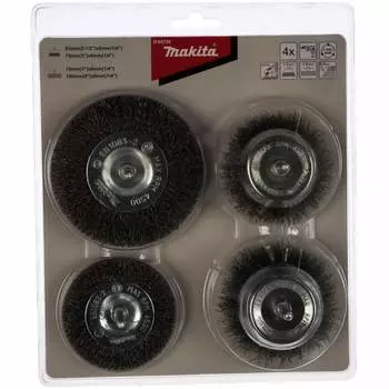 Набор проволочных щеток Makita D-65729