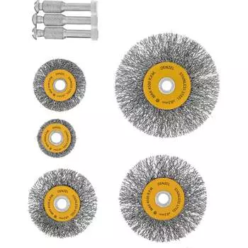 Набор щеток для дрели Denzel 74495