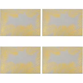 Набор сервировочных салфеток Nouvelle Папоротник серый 9903339-3-Н4