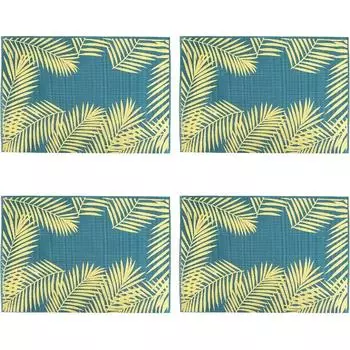 Набор сервировочных салфеток Nouvelle Папоротник бирюзовый 9903339-1-Н4
