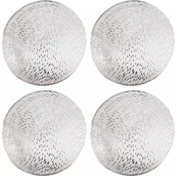 Набор сервировочных салфеток Nouvelle Серебряный круг 9903107-Н4