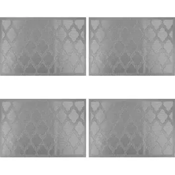 Набор сервировочных салфеток Nouvelle Серый ромбик 9903336-2-Н4