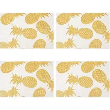 Набор сервировочных салфеток Nouvelle Ананас/white 9903338-3-Н4