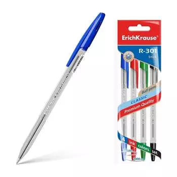Набор шариковых ручек ErichKrause R-301 Stick Classic 44593