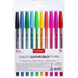 Набор шариковых ручек Hatber 040247