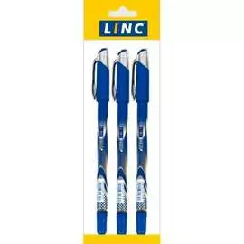 Набор шариковых ручек LINC GLISS 1210F /blue/ 3